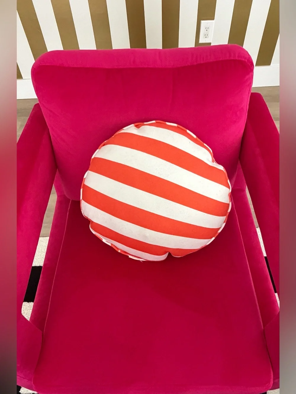 Maeve for Anthropologie Round Pillow with Parrot - Picture 5 of 6